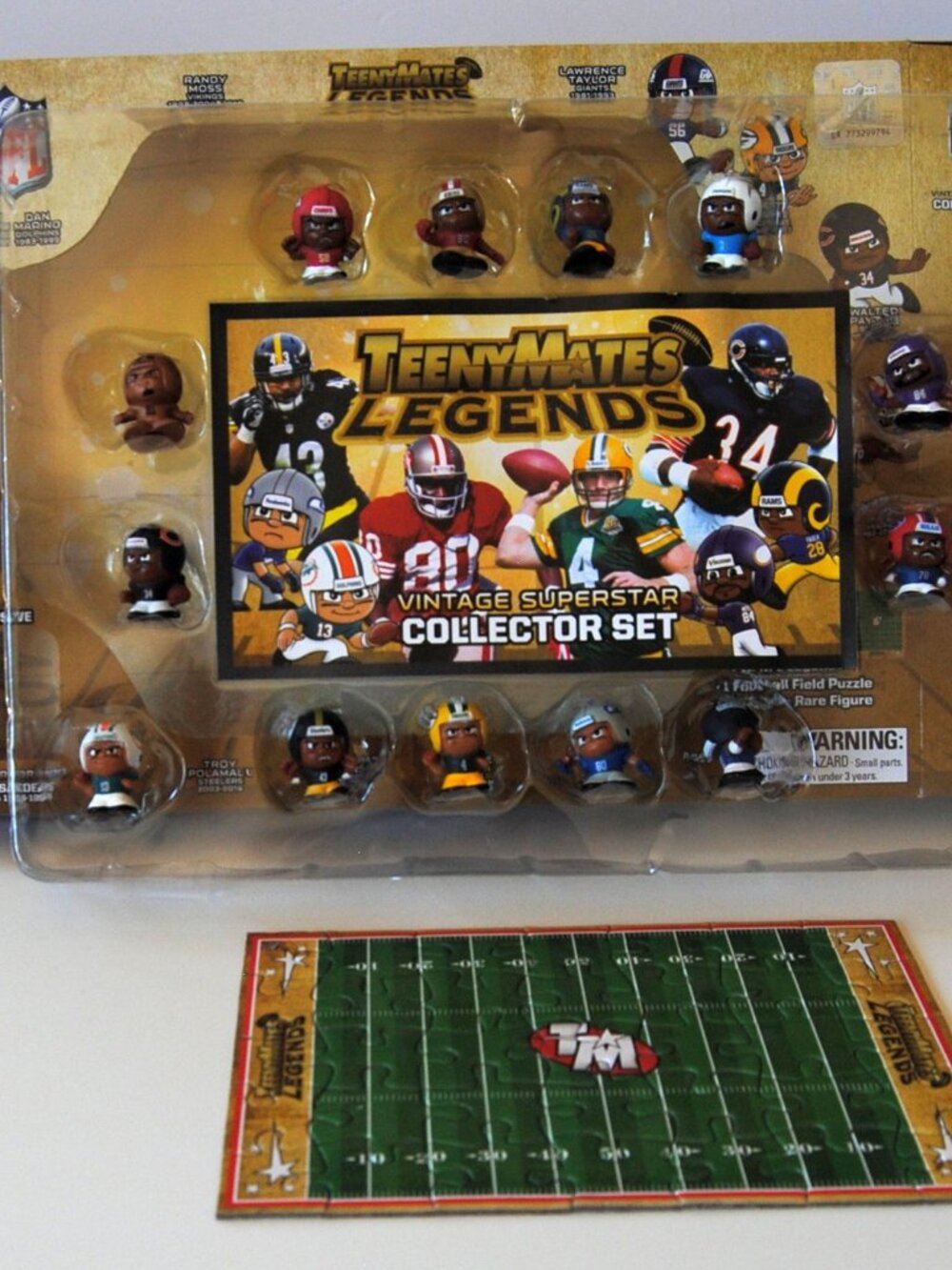 NFL TeenyMates Legends Vintage NFL Players 1995-1999 w/Puzzle 13 Figures